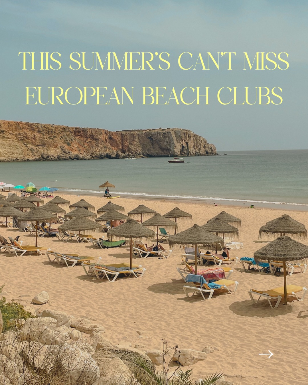 Who said European summer ends in August? 
IYKYK, September + August are the best months anyway.

Save this for your next Europe itinerary and if you want reservations at the right places, you know where to find me ⛱️🍹
•
•
•
#EuropeanSummer #BeachClub #EuropeTravel #Mediterranean #TravelAdvisor