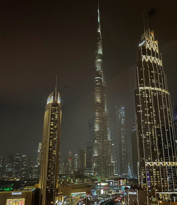 Dubai Skyline at night